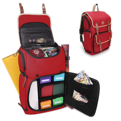 Enhance TCG Series Trading Card Backpack Designer Edition Red