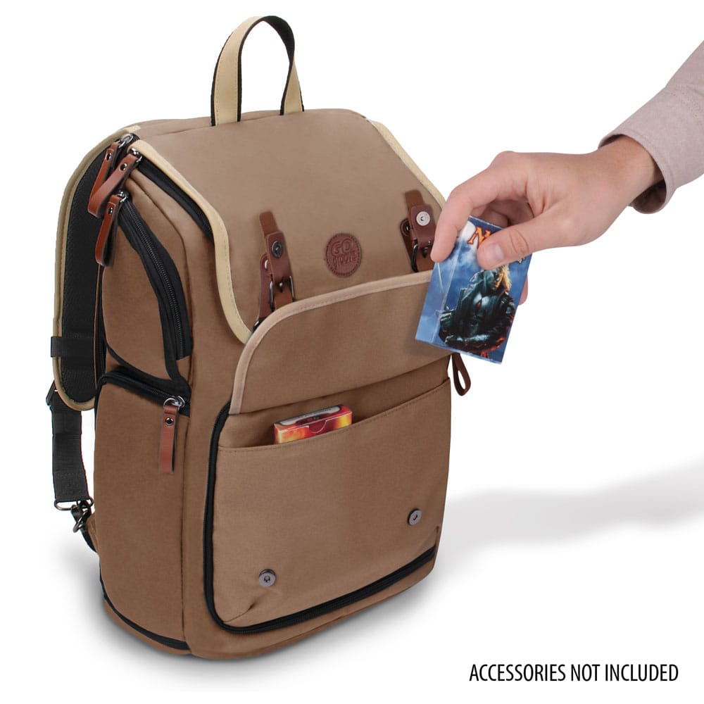 Enhance TCG Series Trading Card Backpack Designer Edition Tan