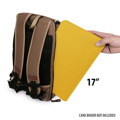 Enhance TCG Series Trading Card Backpack Designer Edition Tan