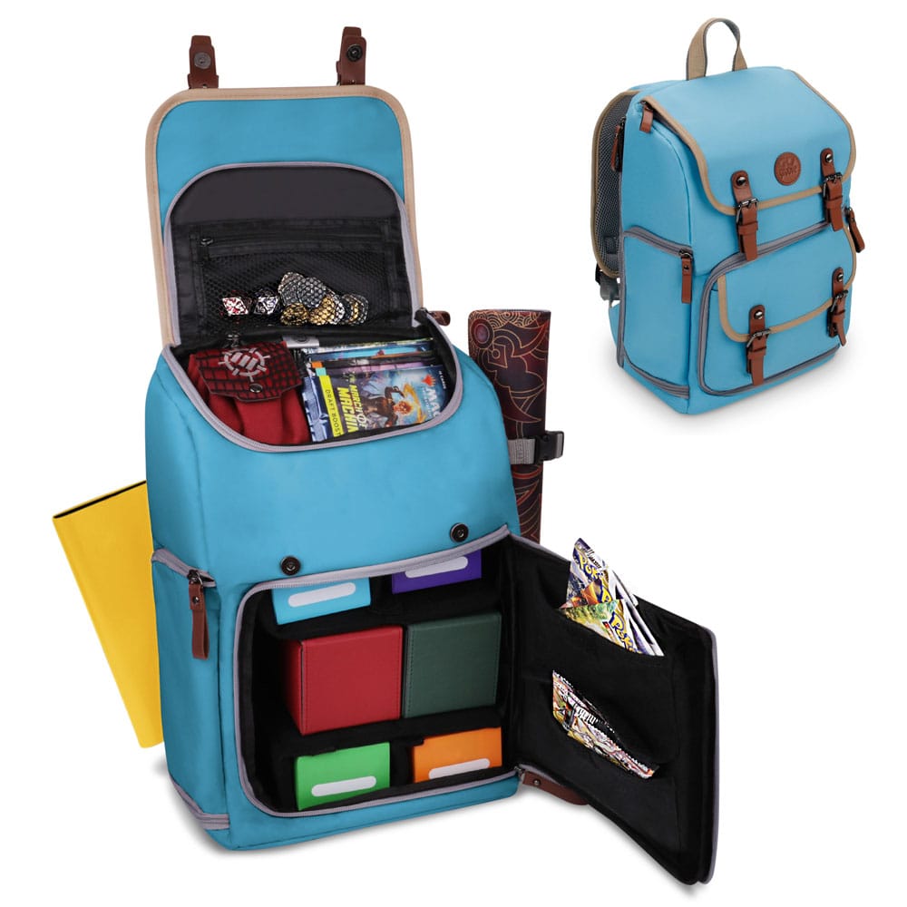 Enhance TCG Series Trading Card Backpack Designer Edition Blue Mid-Size Bags