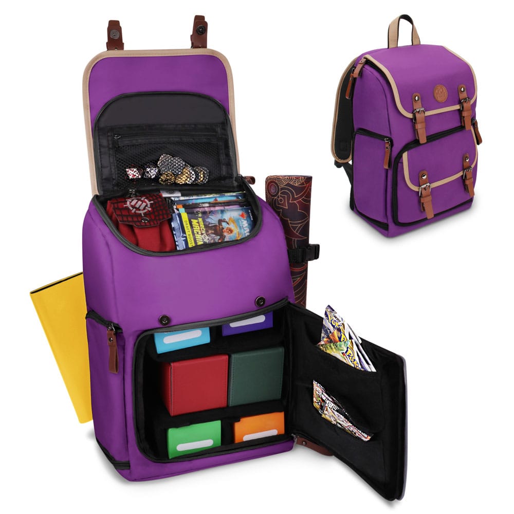 Enhance TCG Series Trading Card Backpack Designer Edition Purple Mid-Size Bags