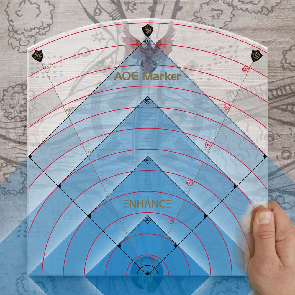 Enhance RPG Series 30ft Spell AoE Damage Template