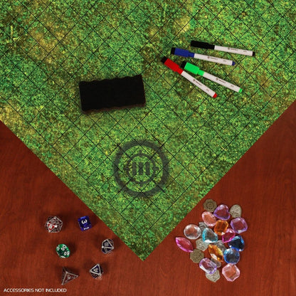 Enhance Tabletop Grid Mat Campaign Kit DnD green