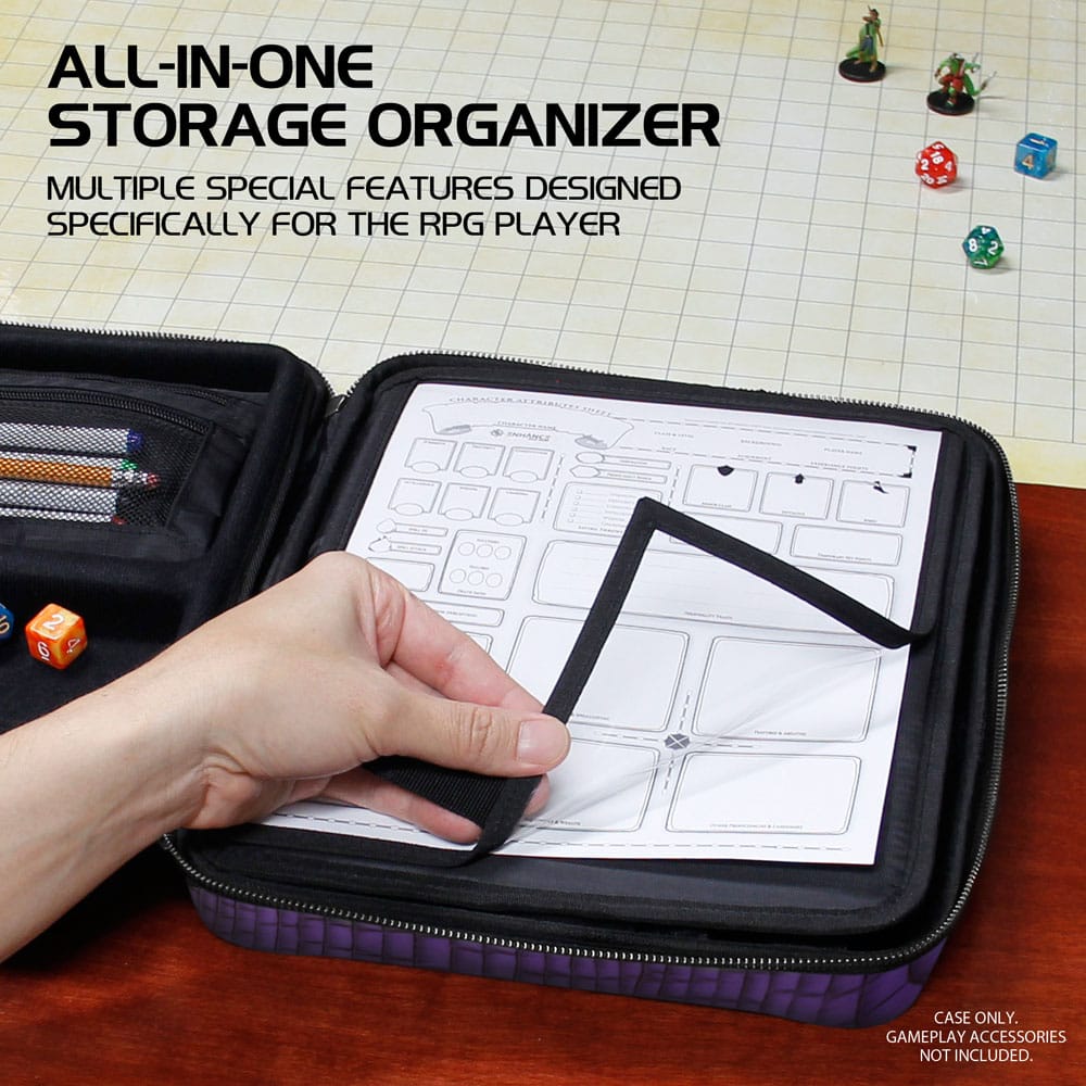 Enhance RPG Series Collector's Edition Organizer Case Purple