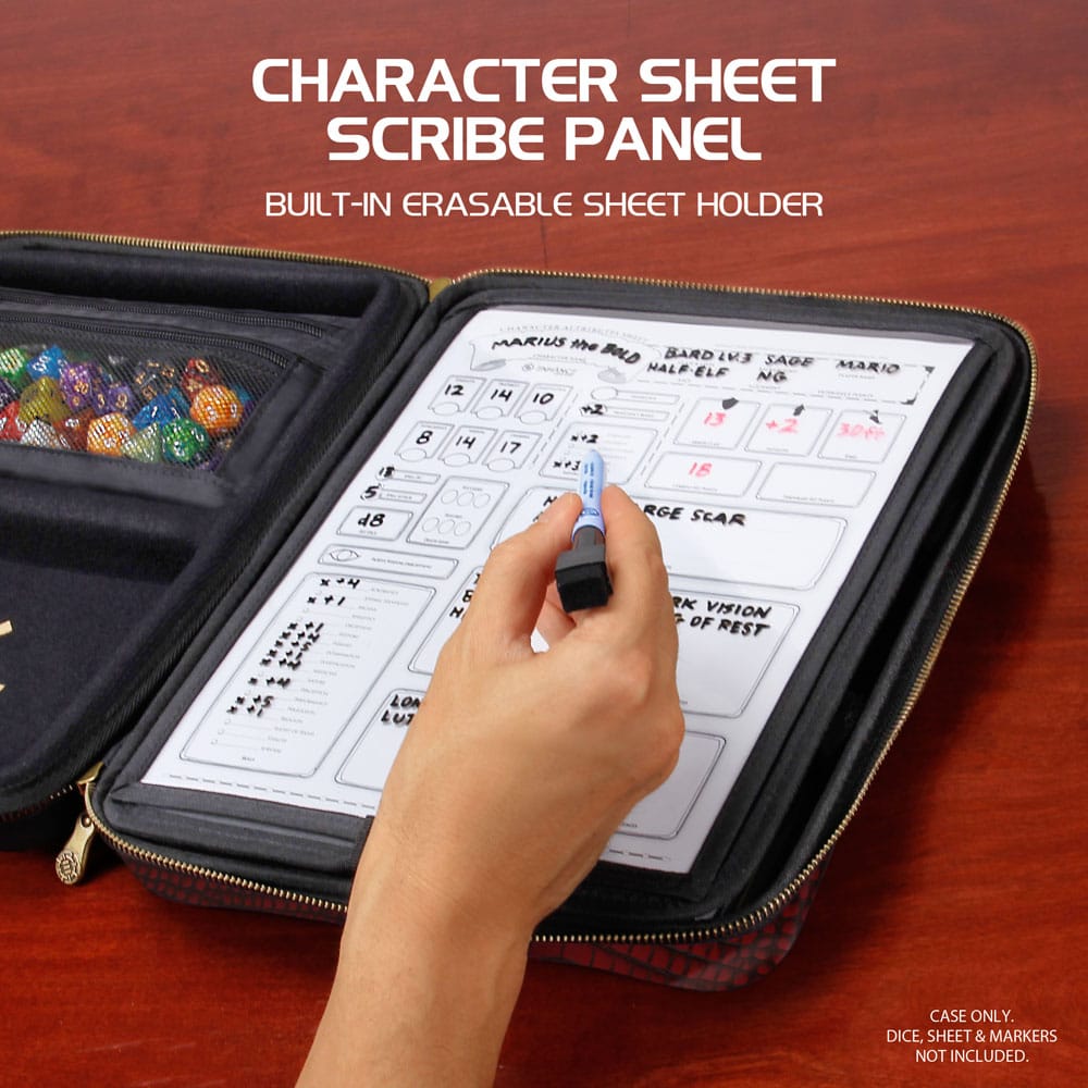 Enhance RPG Series Collector’s Edition Organizer Case Red Dice accessories
