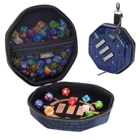 Enhance Tabletop Collector’s Edition Dice Case Blue Dice accessories