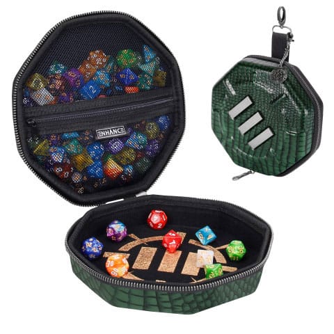 Enhance Tabletop Collector’s Edition Dice Case Green Dice accessories