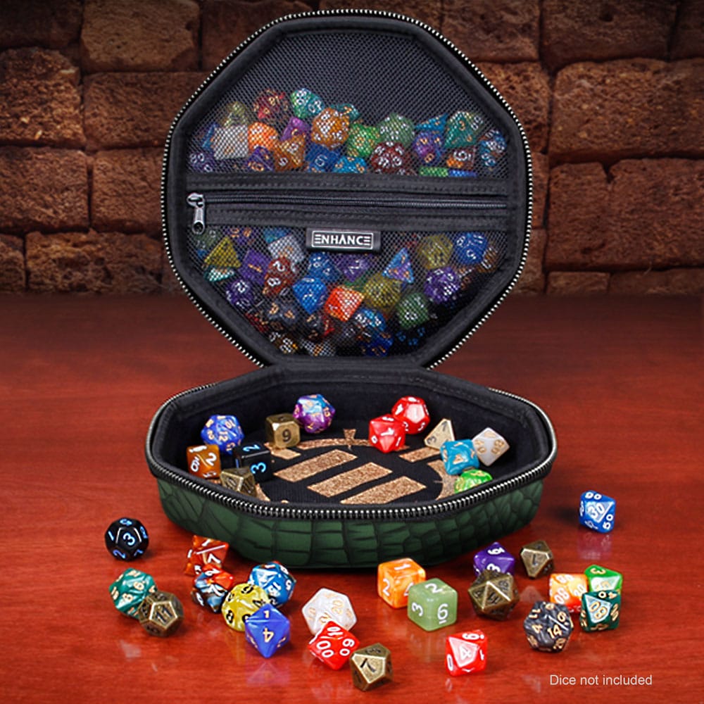 Enhance Tabletop Collector’s Edition Dice Case Green Dice accessories