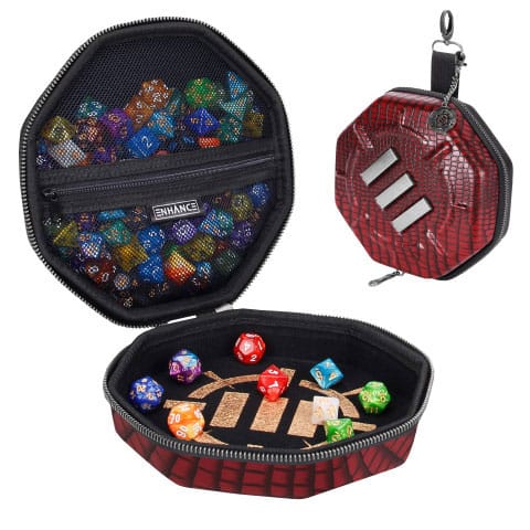 Enhance Tabletop Collector’s Edition Dice Case Red Dice accessories