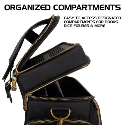 Enhance Tabletop Series Adventurer's Travel Bag Black