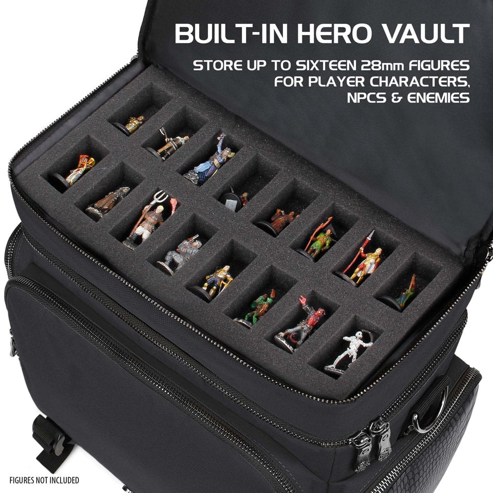 Enhance Tabletop Series Collectors Edition Adventurer’s Travel Bag Black Bags