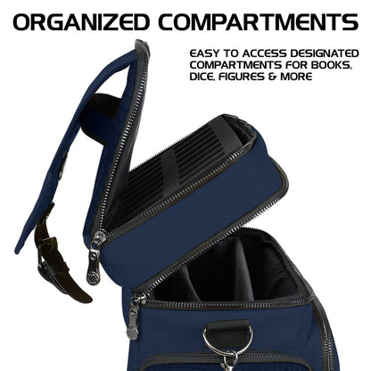 Enhance Tabletop Series Collectors Edition Adventurer's Travel Bag Blue