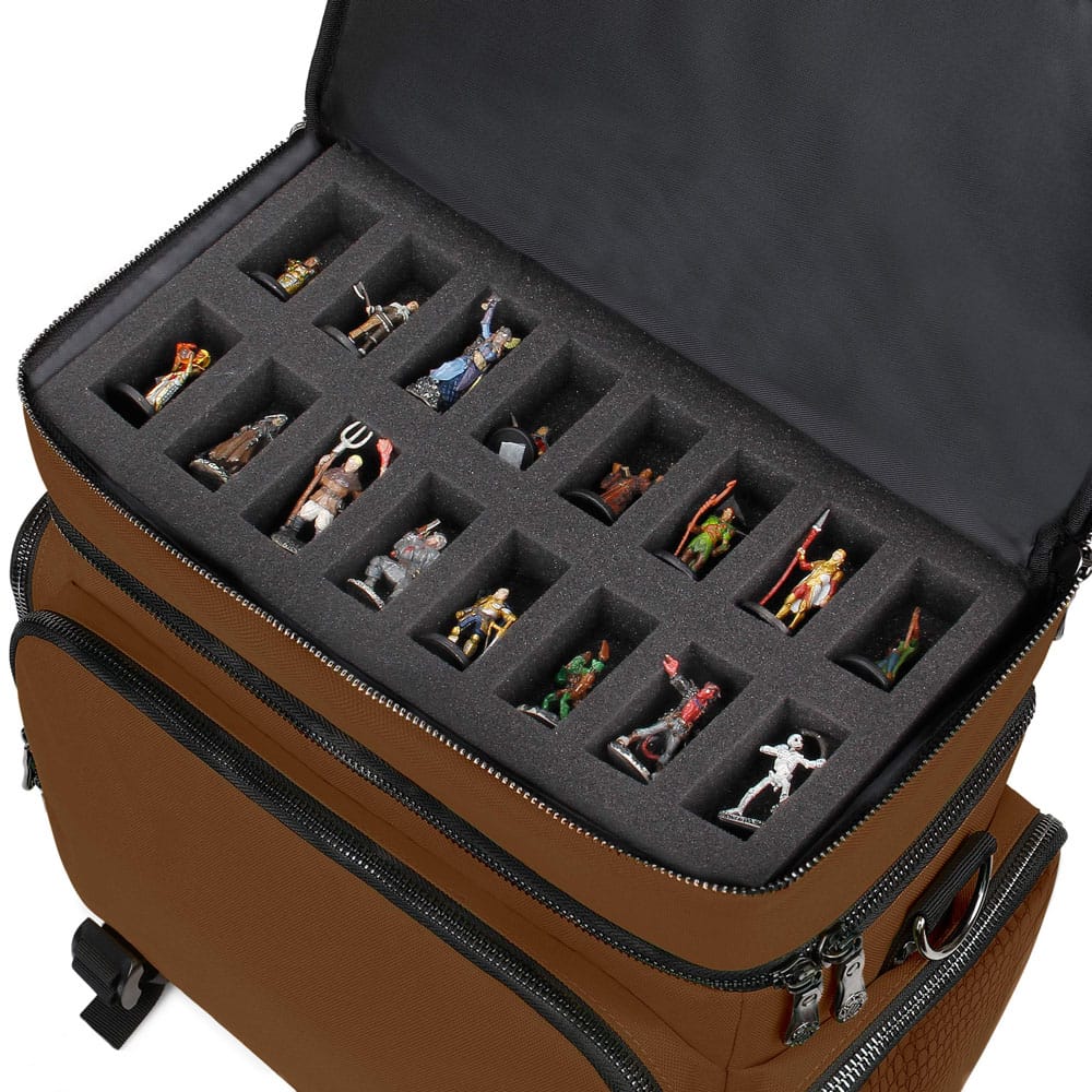 Enhance Tabletop Series Collectors Edition Adventurer's Travel Bag Brown