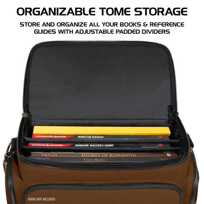 Enhance Tabletop Series Collectors Edition Adventurer's Travel Bag Brown