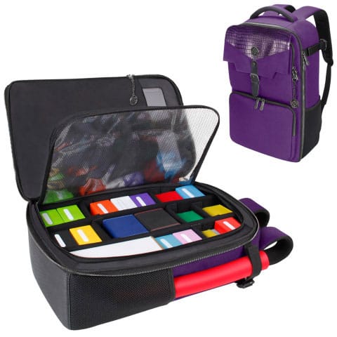 Enhance TCG Series Card Backpack Collector’s Edition Purple Bags