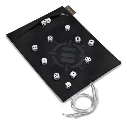 Enhance Tabletop Accessories Roll on a Scroll Dice and Rolling Mat White