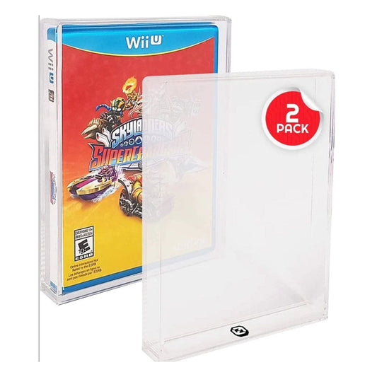 Acrylic Case 2-Pack forDVD/Wii/GameCube/PS2/XboX/Xbox360 Boxes & Pouches