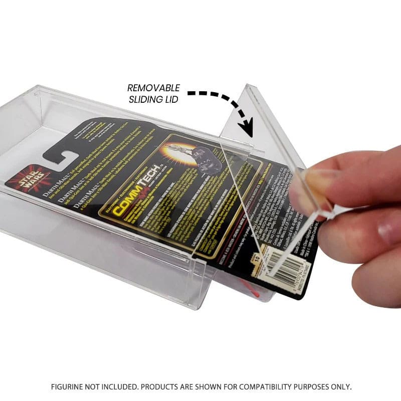 Evoretro Acrylic Display Cases 2-Pack for Action Figures Gadgets