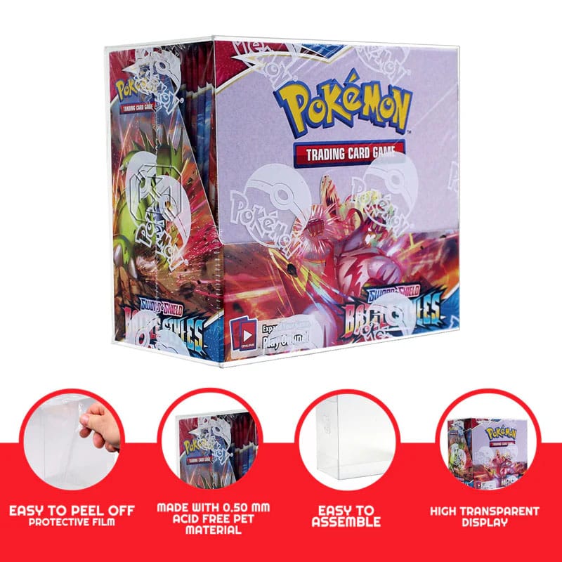 PET Protectors 5-Pack for Booster Boxes / Elite Trainer Boxes Ver. 1
