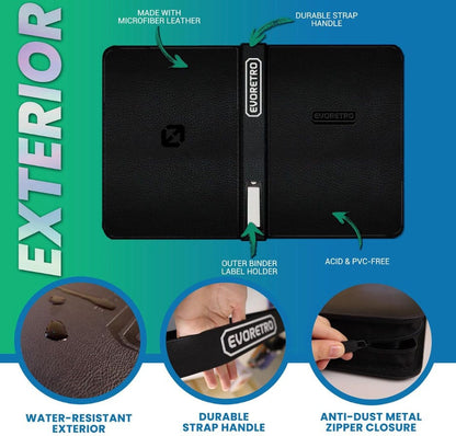 Evoretro Shield+ Topload Cards Binder Compact 96 Karten Black