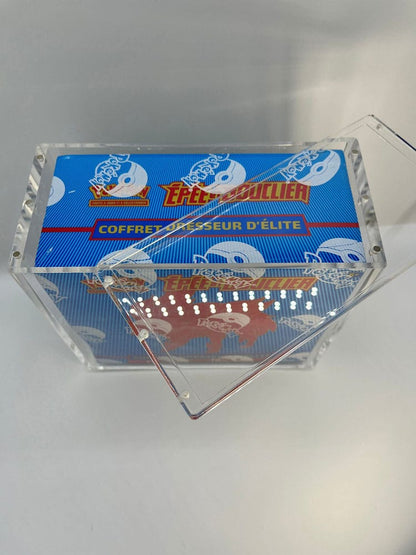 Evoretro Acrylic Display Case for Booster Boxes / Elite Trainer Boxes Ver. 1 Magnetic