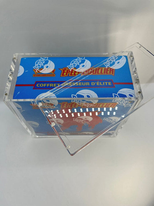 Evoretro Acrylic Display Case for Booster Boxes / Elite Trainer Boxes Ver. 1 Magnetic