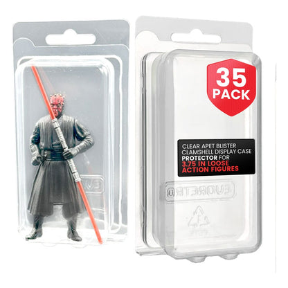 Clamshell PET Protectors 35-Pack for Action Figures XL