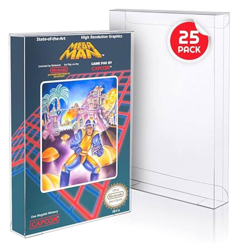 PET Protectors 25-Pack for Game Boy/GBA Games Boxes & Pouches
