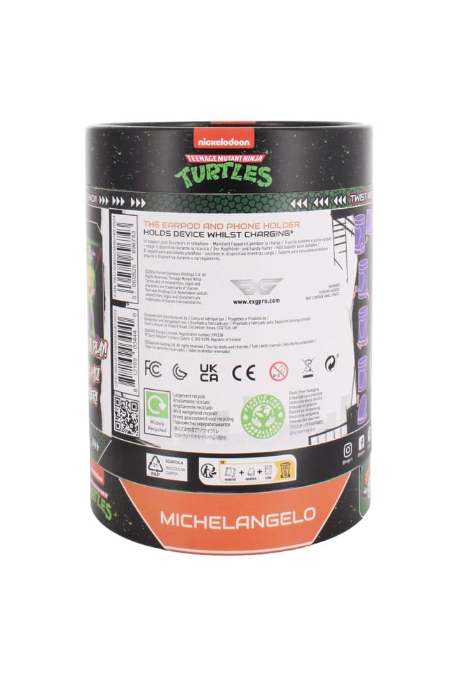Teenage Mutant Ninja Turtles Holdems Mini Holder Michaelangelo 10 cm