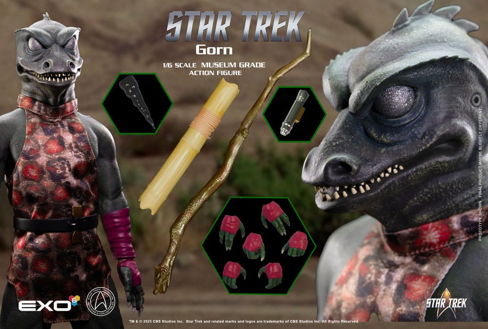 Star Trek: The Original Series Action Figure 1/6 Gorn 31 cm