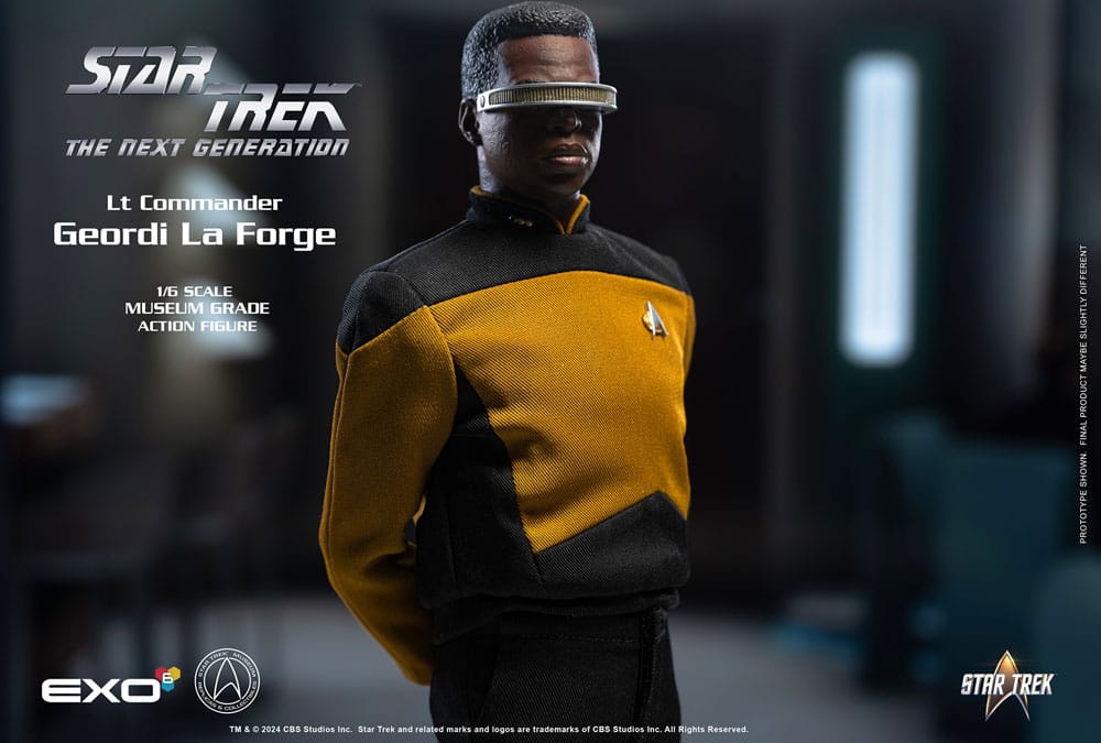 Star Trek: The Next Generation Action Figure 1/6 Lt. Commander Geordi La Forge (Essentials Version) 28 cm Action figures
