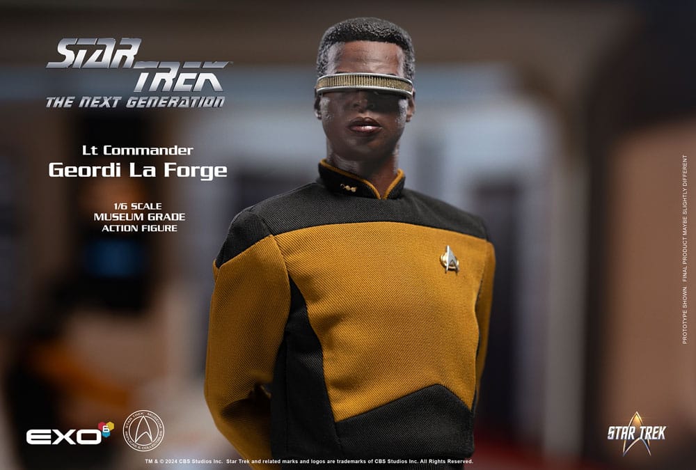 Star Trek: The Next Generation Action Figure 1/6 Lt. Commander Geordi La Forge (Essentials Version) 28 cm