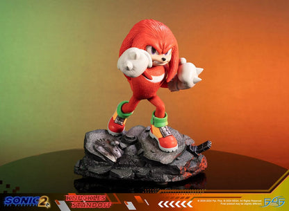 Sonic the Hedgehog 2 Statue Knuckles Standoff 30 cm