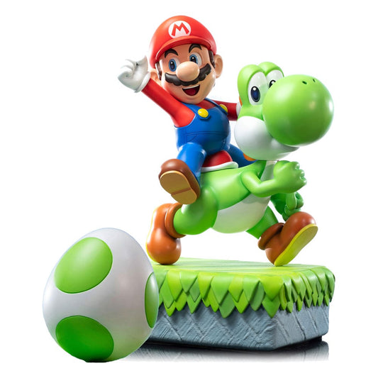 Super Mario Statue Mario & Yoshi 48 cm Statues