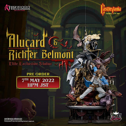 Castlevania: Symphony of the Night Elite Exclusive Statue 1/6 Alucard & Richter Belmont 91 cm Statues