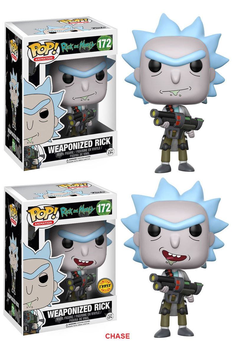 Rick and Morty POP! Animation Figures Weaponized Rick 9 cm Assortment (6)
