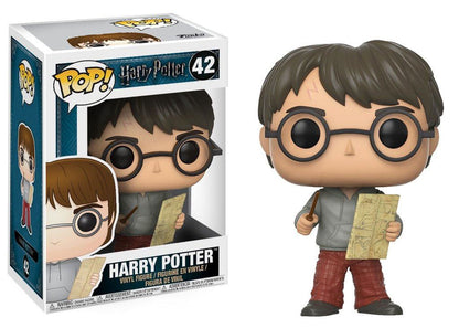 Harry Potter POP! Movies Vinyl Figure Harry Potter with Marauders Map 9 cm Funko POP