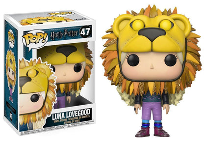 Harry Potter POP! Movies Vinyl Figure Luna Lovegood with Lion Head 9 cm Funko POP POP! Figures