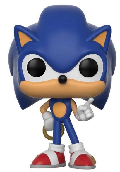 Sonic The Hedgehog POP! Games Vinyl Figure Sonic (Ring) 9 cm Funko POP