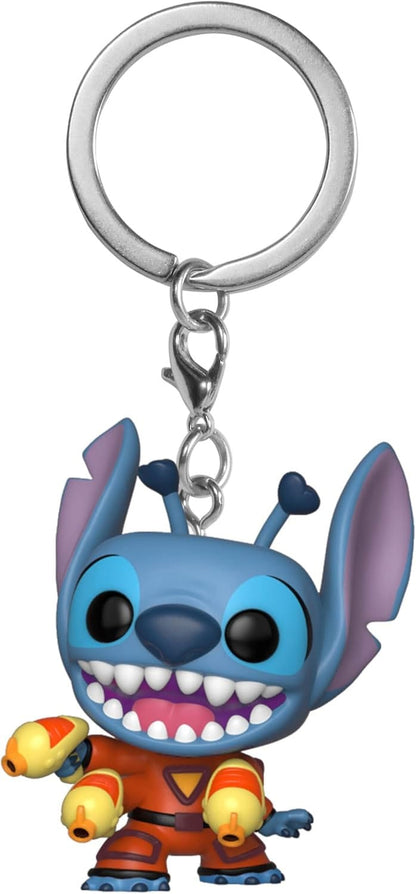 Lilo & Stitch POP! Vinyl Keychains 4 cm  Stitch w/ Blaster Display (12)