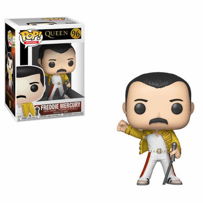 Queen POP! Rocks Vinyl Figure Freddie Mercury Wembley 1986 9 cm Funko POP POP! Figures