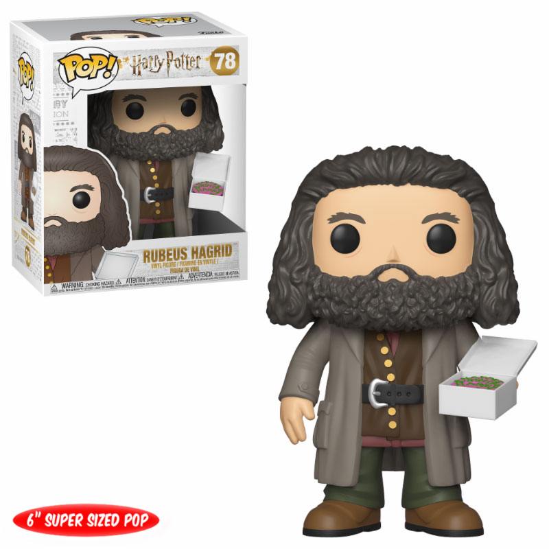 Harry Potter Super Sized POP! Movies Vinyl Figure Hagrid with Cake 14 cm Funko POP