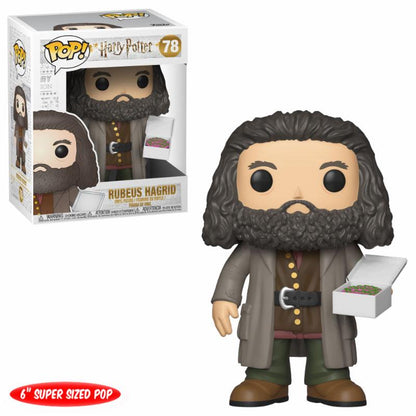Harry Potter Super Sized POP! Movies Vinyl Figure Hagrid with Cake 14 cm Funko POP
