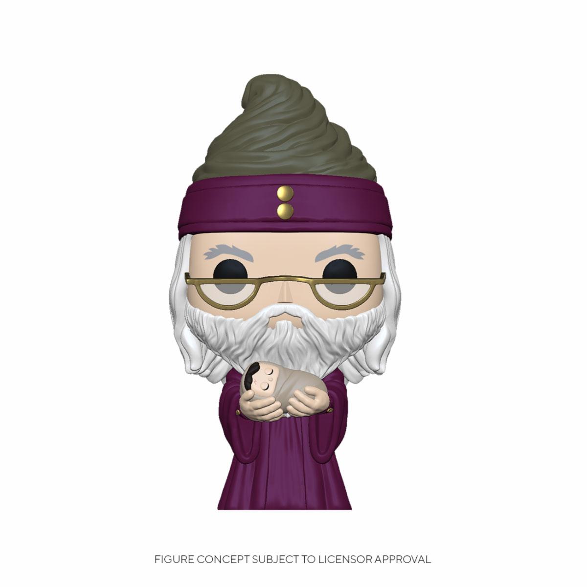 Harry Potter POP! Movies Vinyl Figure Dumbledore w/Baby Harry 9 cm Funko POP