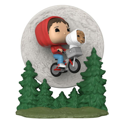 E.T. the Extra-Terrestrial POP! Moment Vinyl Figure Elliot and ET Flying (GITD) 9 cm Funko POP