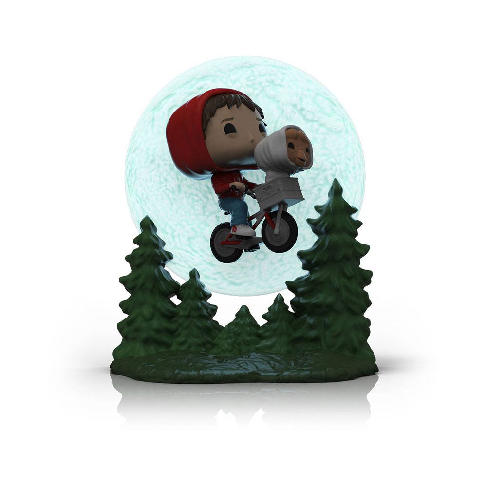 E.T. the Extra-Terrestrial POP! Moment Vinyl Figure Elliot and ET Flying (GITD) 9 cm Funko POP