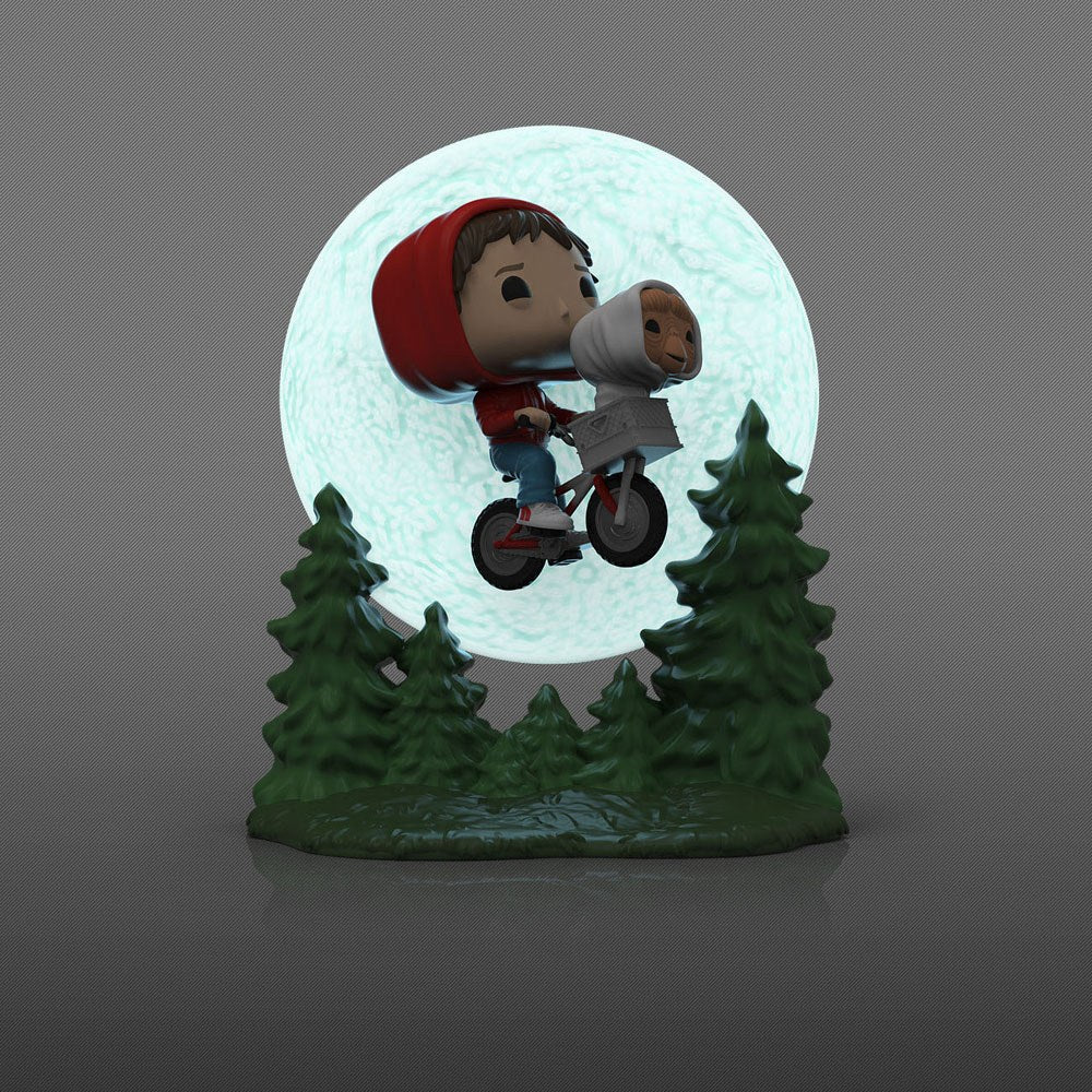 E.T. the Extra-Terrestrial POP! Moment Vinyl Figure Elliot and ET Flying (GITD) 9 cm Funko POP