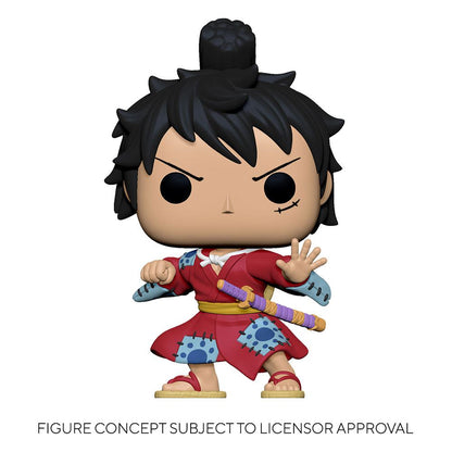 One Piece POP! Television Vinyl Figure Luffy in Kimono 9 cm Funko POP