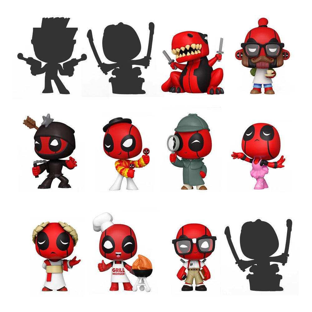 Marvel Comics Mystery Mini Figures 5 cm Display Deadpool 30th Anniversary (12) Mini-figures