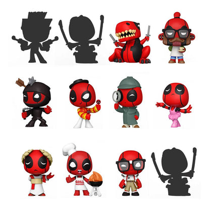 Marvel Comics Mystery Mini Figures 5 cm Display Deadpool 30th Anniversary (12) Mini-figures